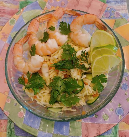 Asian Shrimp and Slaw