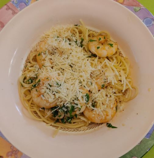 Garlic Shrimp Pasta