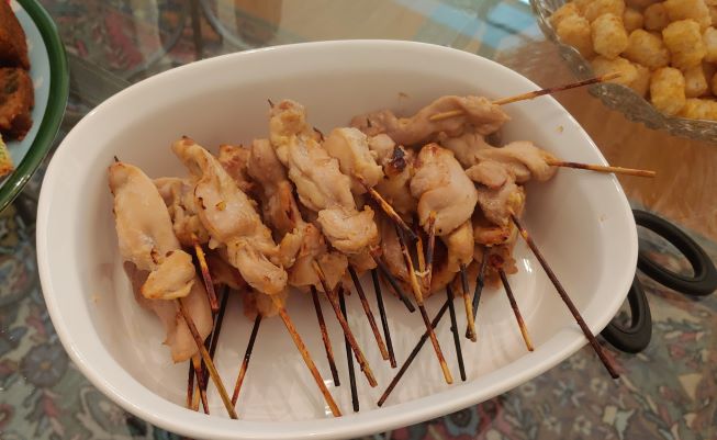 Miso Chicken Skewers