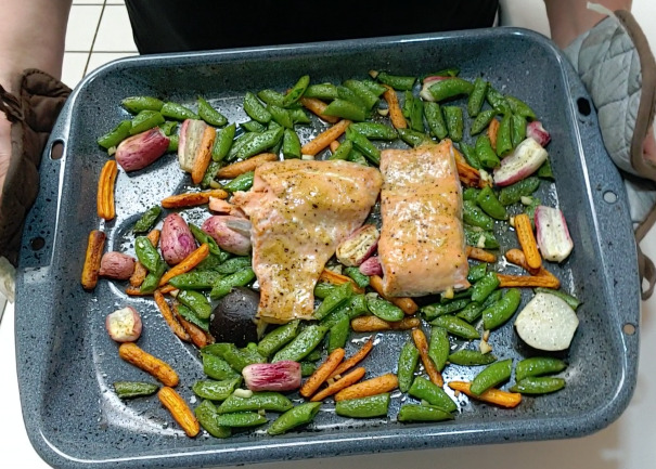 Salmon Sheet Pan Dinner