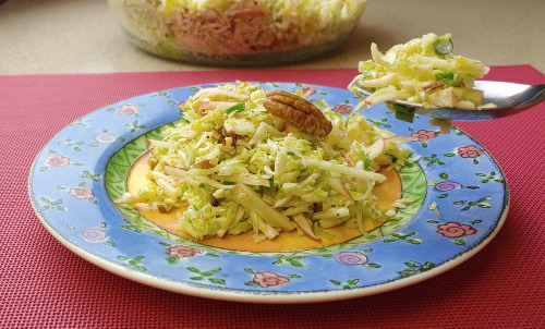 Apple Brussel Sprout Salad