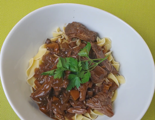 Beef Braised In Red Wine