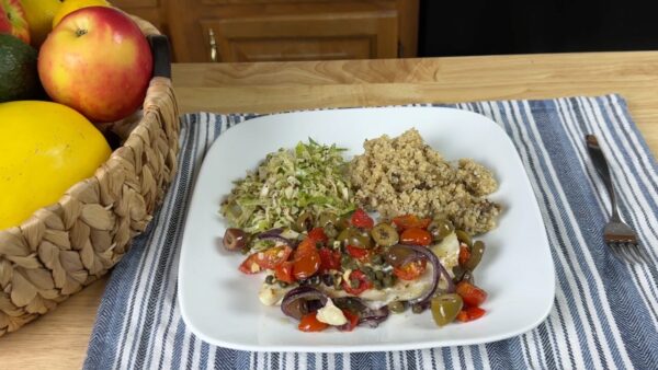 Quinoa Roasted Eggplant Parmesan