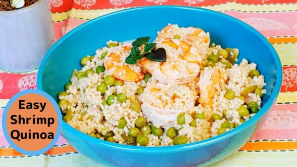 Easy Shrimp Quinoa - One Dish