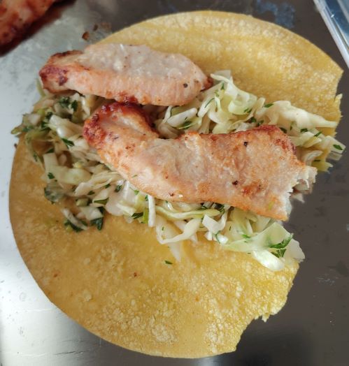 Chicken Taco With Slaw