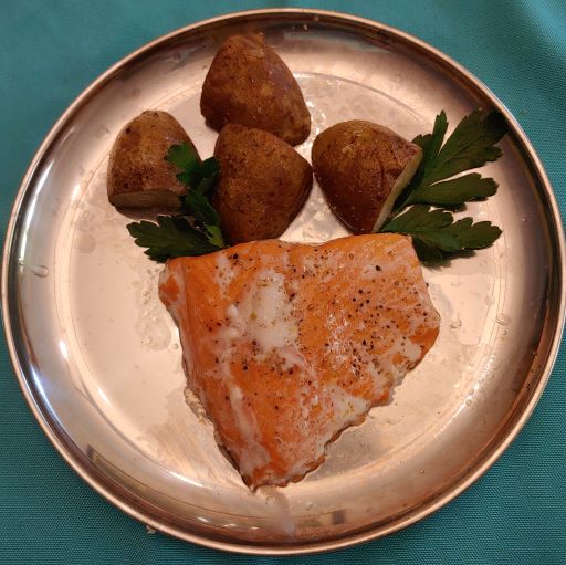 Roasted Salmon and Potatoes