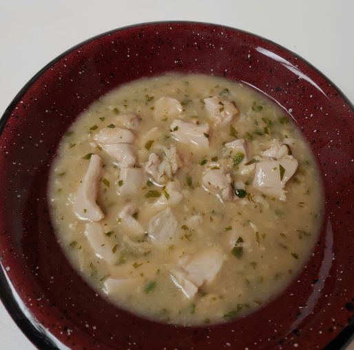 Asian Chicken and Rice Soup