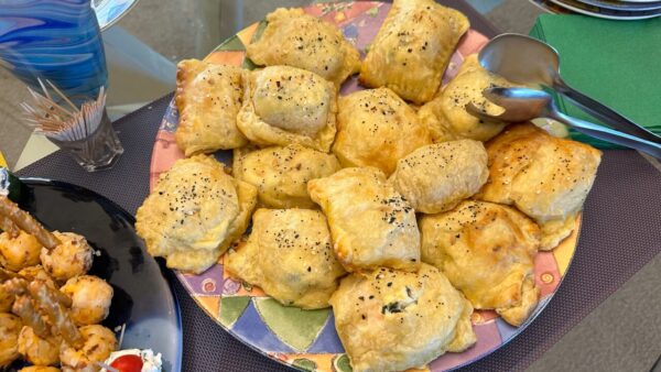 Salmon Wellington Appetizer