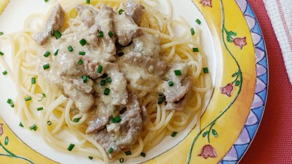 Steak Gorgonzola Pasta-A Favorite